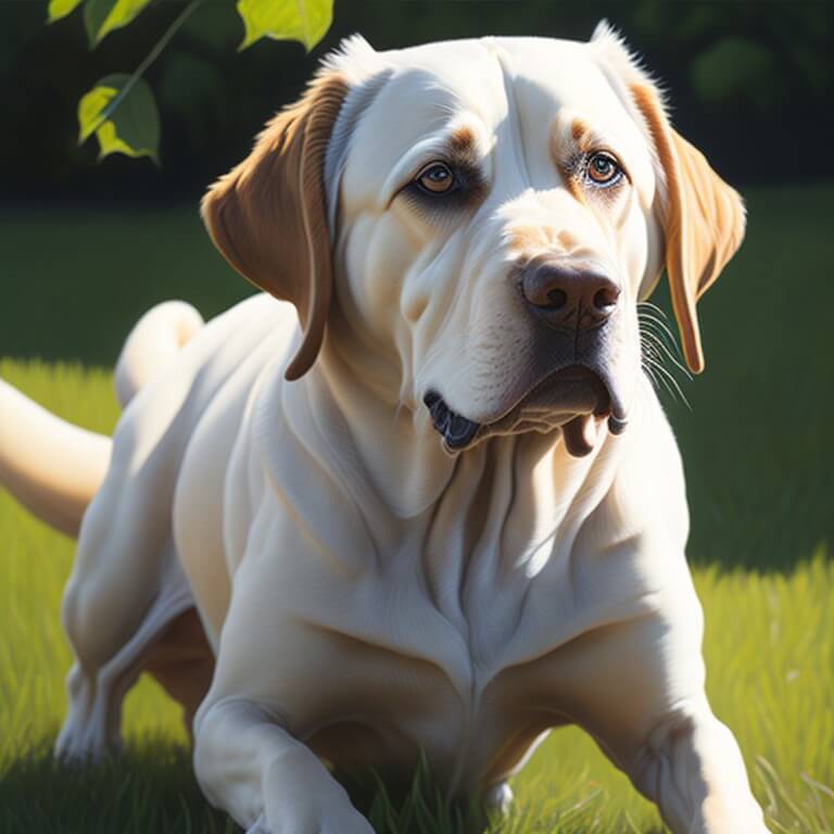 Labrador retriever AI generated Image